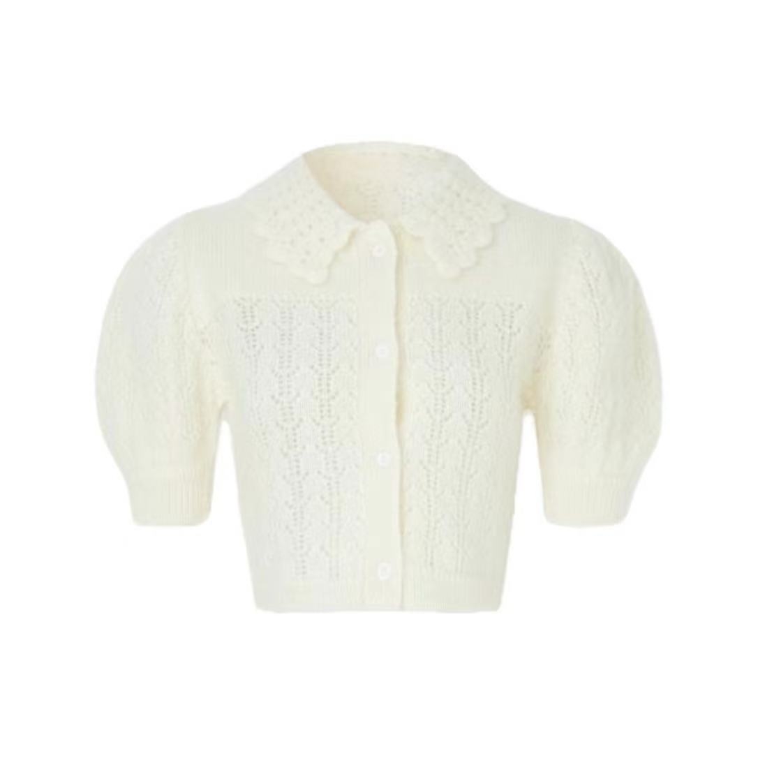 Mohair Collared Sweater - NY039