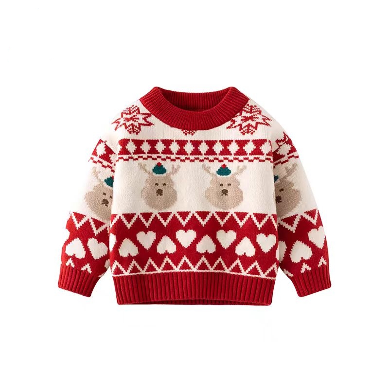 Crew Neckline Children's Sweater - NY106