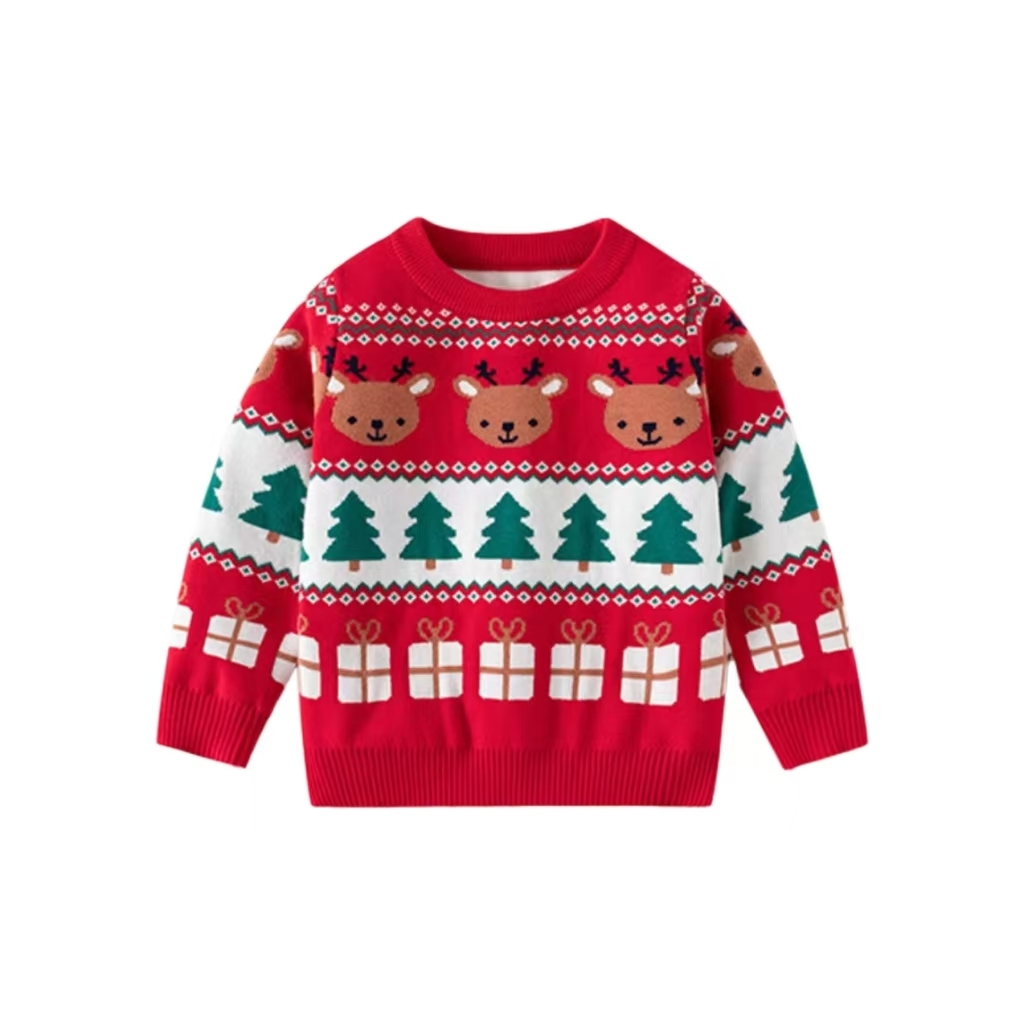 Crew Neckline Children's Sweater - NY121