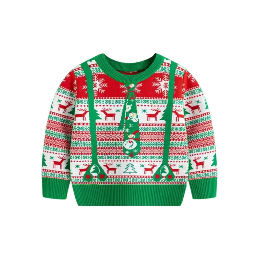 Crew Neckline Children's Sweater - NY116